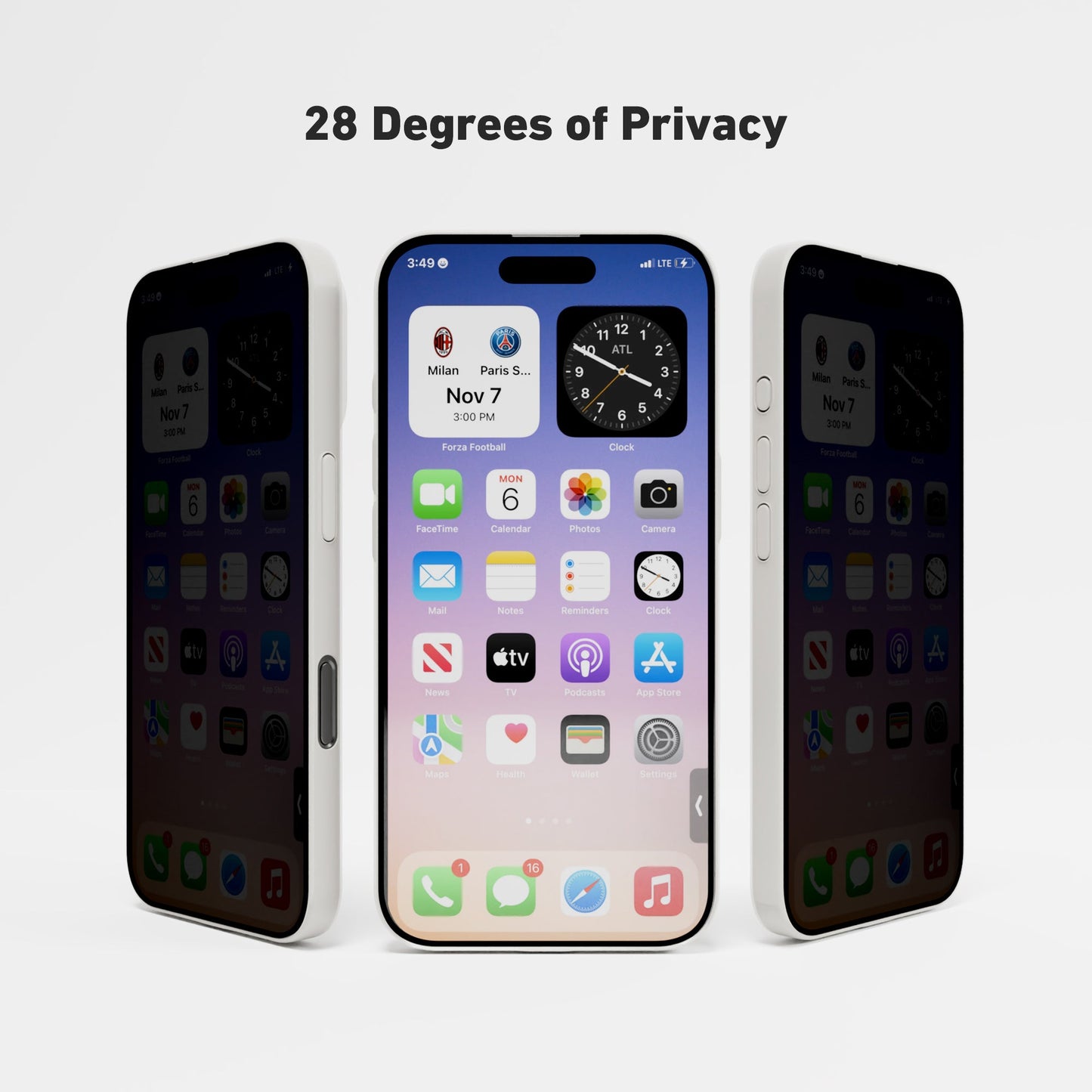 iPhone 16 Pro Max Privacy Glass Screen Protector